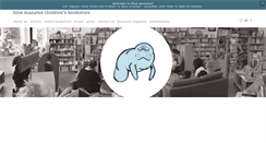 Desktop Screenshot of bluemanateebooks.com